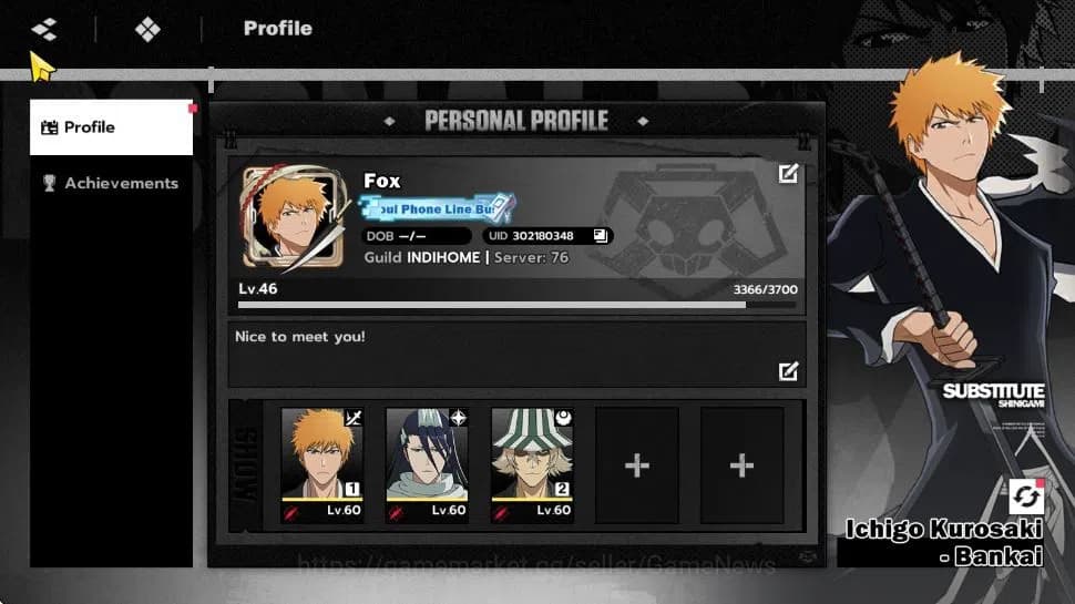 BLEACH: Soul Resonance Accounts NuverseSEA|LV 46|7K Jade|5 SSR [(IchibanB1,KisukeB image 14