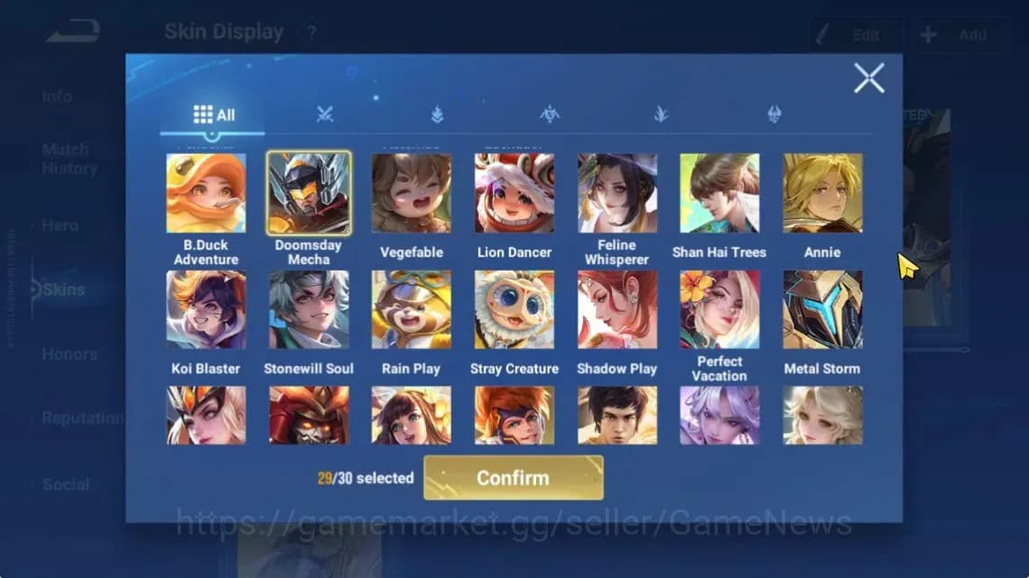 Honor of Kings Accounts Hero112 Skin251|Precious(MarcoPolo),Seiya(Dharma), image 12