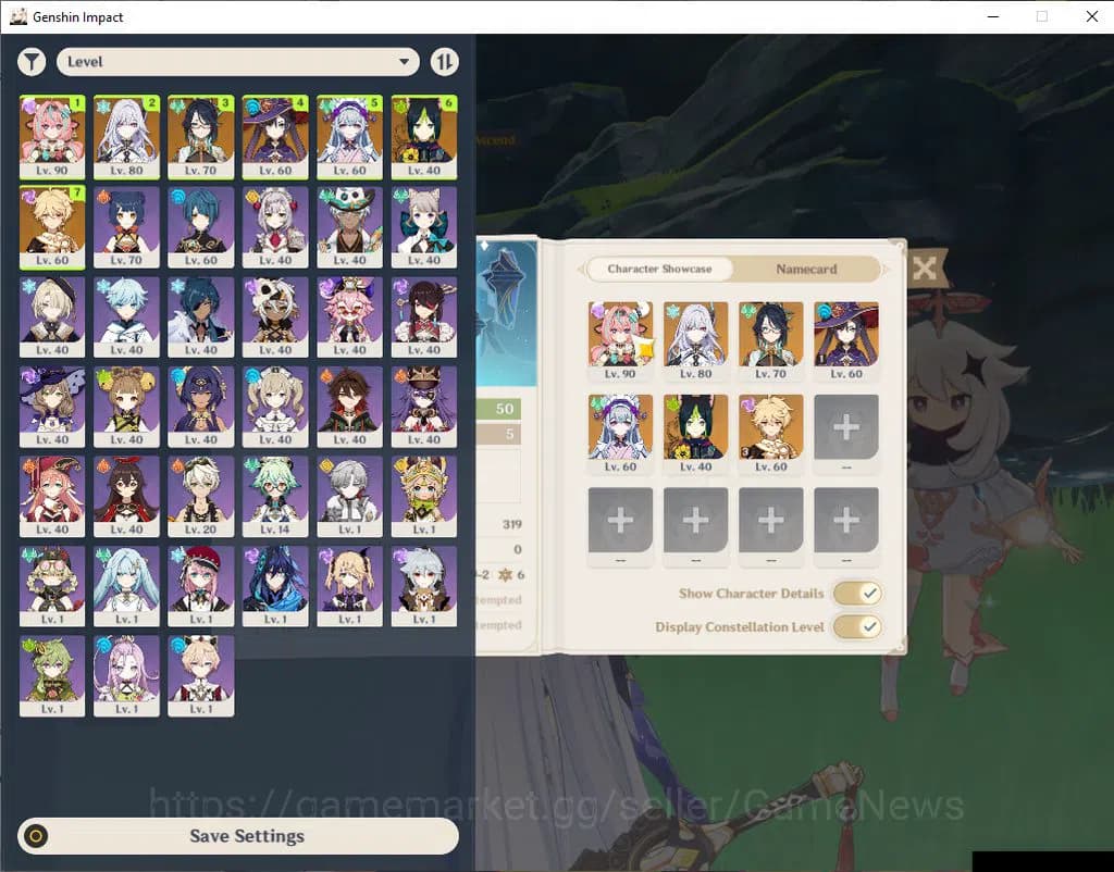 Genshin Impact Accounts ASIA|AR 55|3 Limited +32(*4Character)|Skirk,Varesa image 1