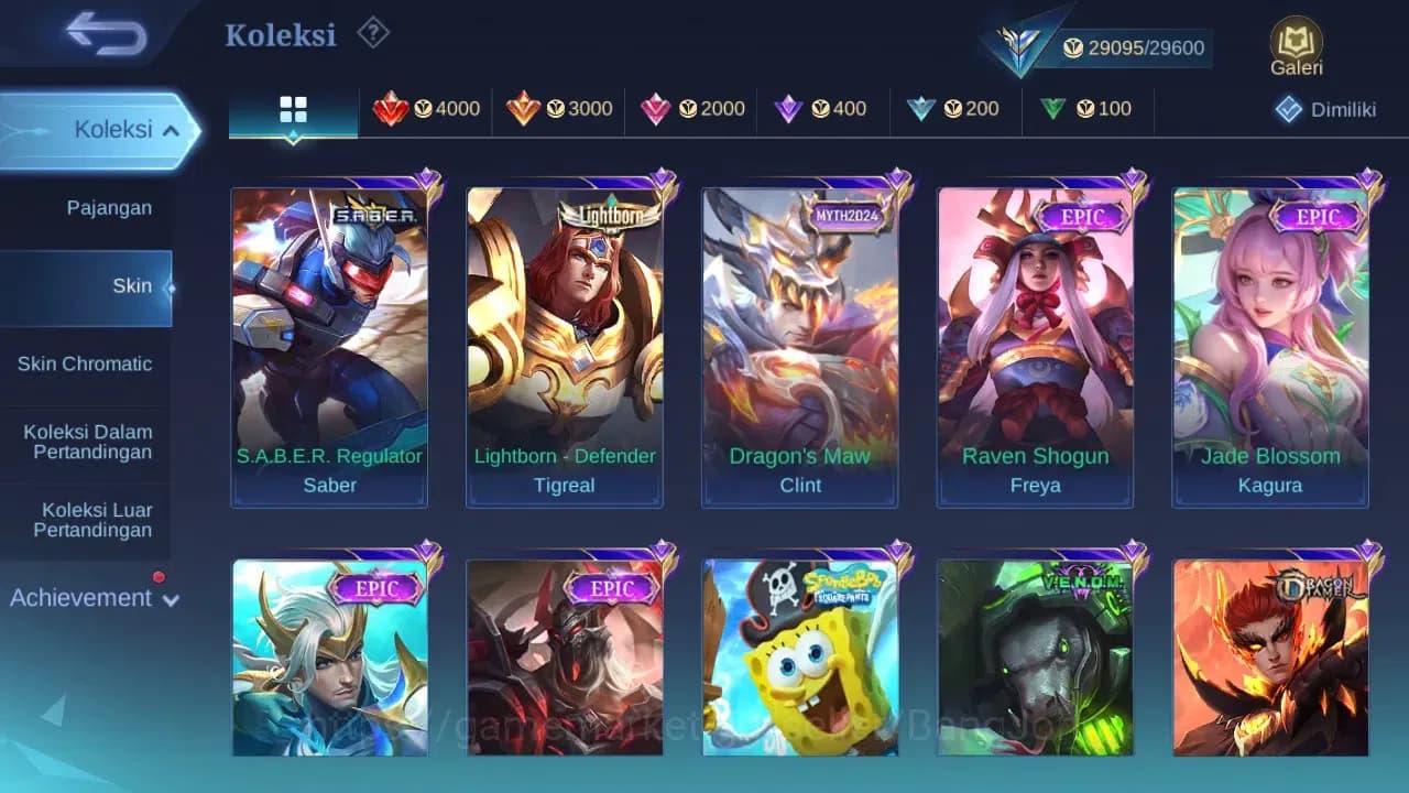 Mobile Legends: Bang Bang Accounts GLOBAL Hero 108 Skin 155 | CC Natalia | Lightborn image 2