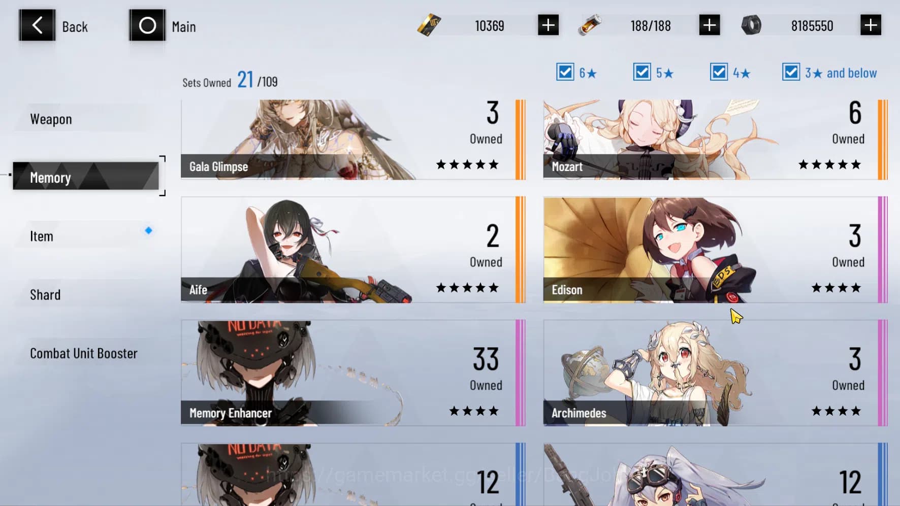 Punishing: Gray Raven Accounts ASIA PACIFIC | Starter | Lucia Pyroath | BC 10K + image 13