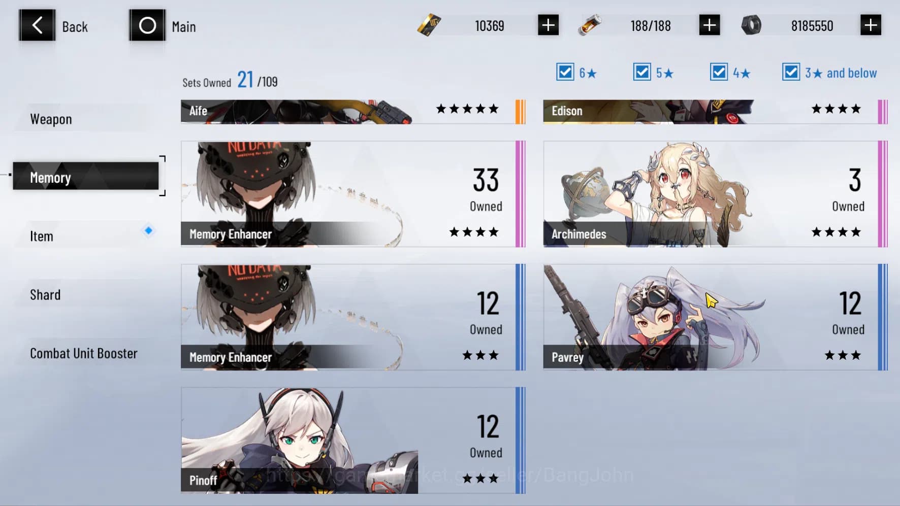 Punishing: Gray Raven Accounts ASIA PACIFIC | Starter | Lucia Pyroath | BC 10K + image 14