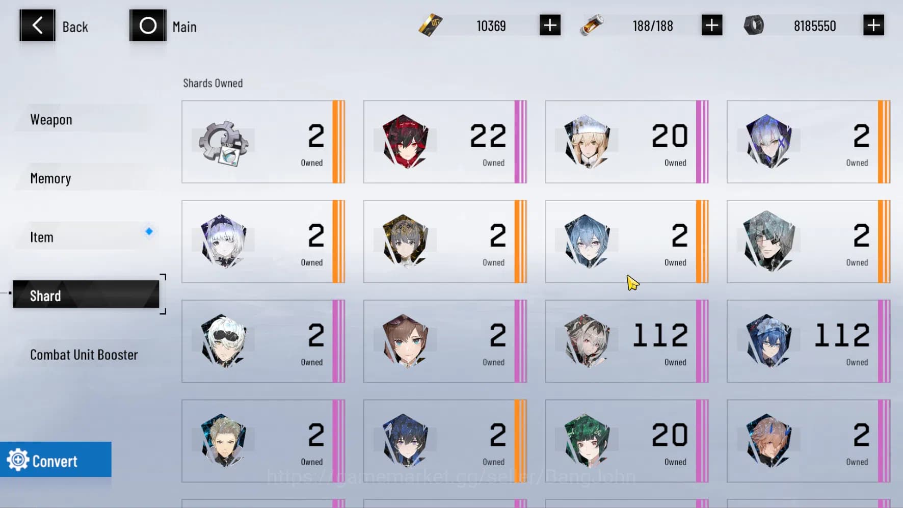 Punishing: Gray Raven Accounts ASIA PACIFIC | Starter | Lucia Pyroath | BC 10K + image 18