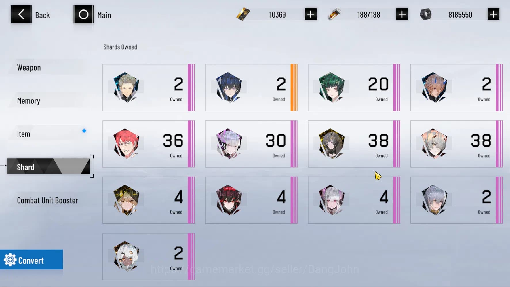Punishing: Gray Raven Accounts ASIA PACIFIC | Starter | Lucia Pyroath | BC 10K + image 19