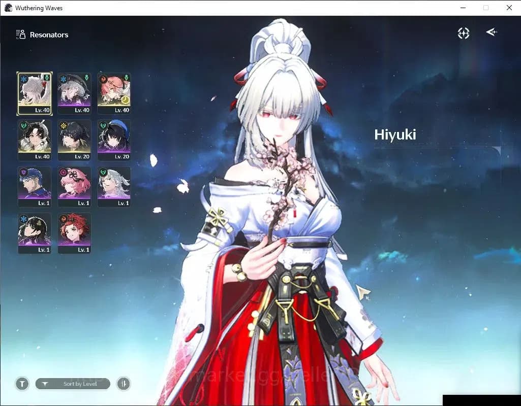 Wuthering Waves Accounts SEA | UL 19 | 1 Limited | Hiyuki | Data Bank Lv 6 image 2