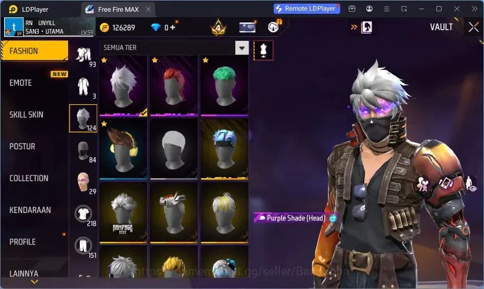 Free Fire Accounts Indonesia | Vault 218| EVO-M1014 DRACO| EVO-XM8 DE image 19