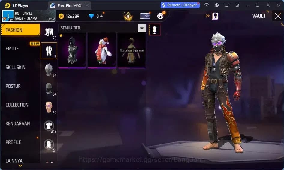 Free Fire Accounts Indonesia | Vault 218| EVO-M1014 DRACO| EVO-XM8 DE image 20