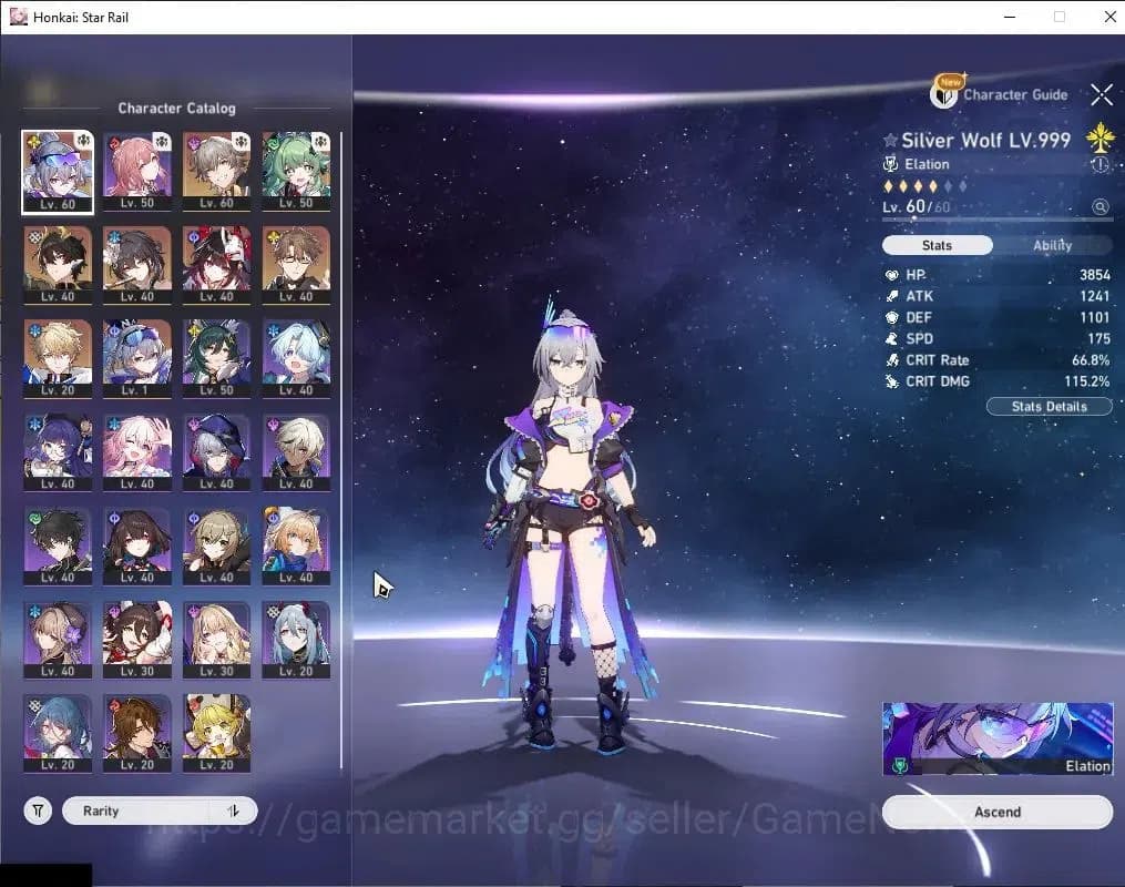 Honkai Star Rail Accounts Asia|TL 43|6 Limited|Silver Wolf LV.999 E1,Huohuo, image 5