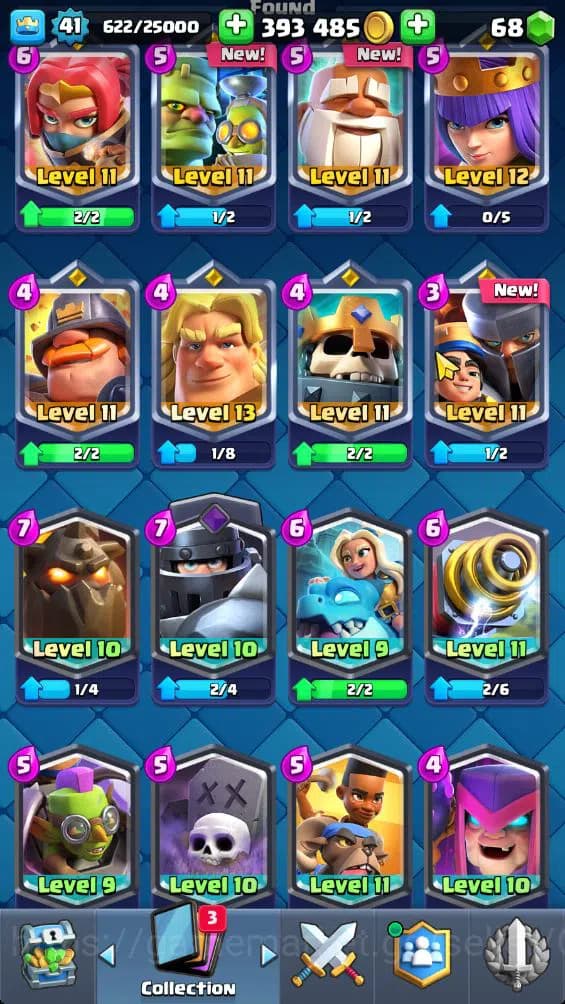 Clash Royale Accounts Lv 41|Trophy 8741|KTL 13|Limited Skin|Card 121|3 H image 14
