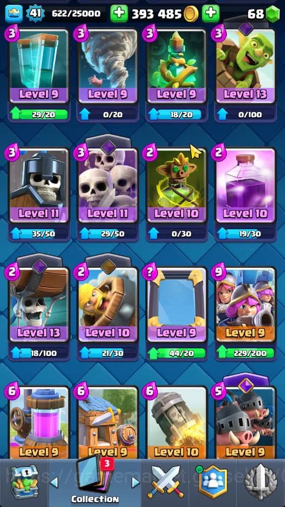Clash Royale Accounts Lv 41|Trophy 8741|KTL 13|Limited Skin|Card 121|3 H image 17