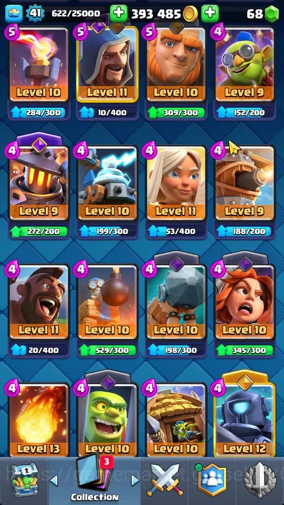 Clash Royale Accounts Lv 41|Trophy 8741|KTL 13|Limited Skin|Card 121|3 H image 18