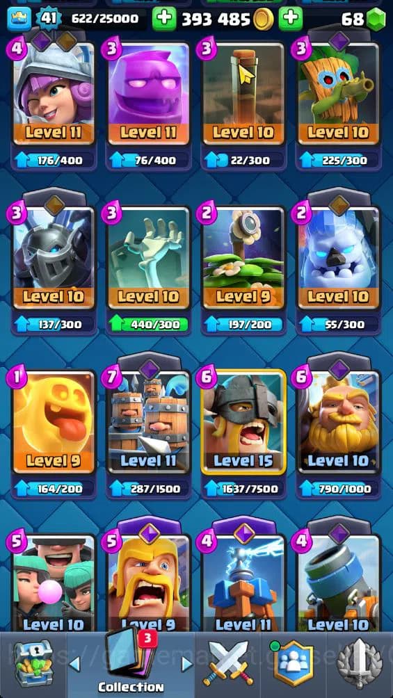 Clash Royale Accounts Lv 41|Trophy 8741|KTL 13|Limited Skin|Card 121|3 H image 19