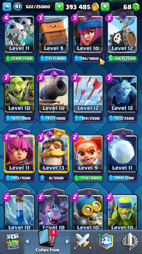 Clash Royale Accounts Lv 41|Trophy 8741|KTL 13|Limited Skin|Card 121|3 H image 20