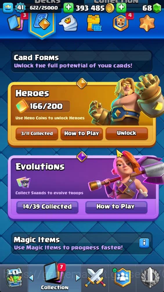 Clash Royale Accounts Lv 41|Trophy 8741|KTL 13|Limited Skin|Card 121|3 H image 5