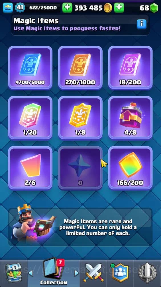 Clash Royale Accounts Lv 41|Trophy 8741|KTL 13|Limited Skin|Card 121|3 H image 6