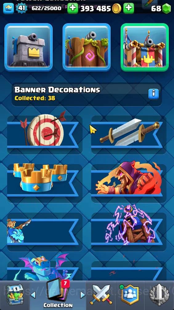 Clash Royale Accounts Lv 41|Trophy 8741|KTL 13|Limited Skin|Card 121|3 H image 9