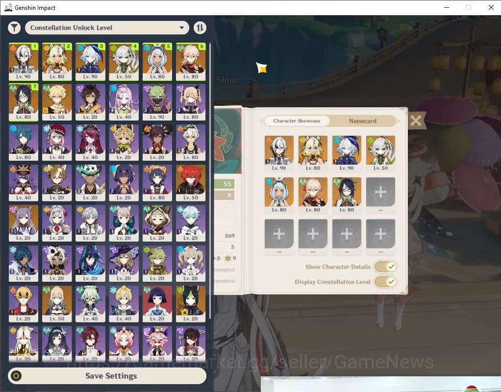 Genshin Impact Accounts ASIA|AR 55|7Limited+3(*5Weapon)| (Arlecc C1+Sign,F image 2