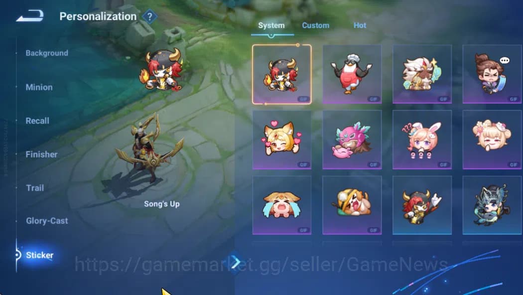 Honor of Kings Accounts Hero 111 Skin 86|2 Legend(Angela,Lam),Da Qiao(LNY2 image 13