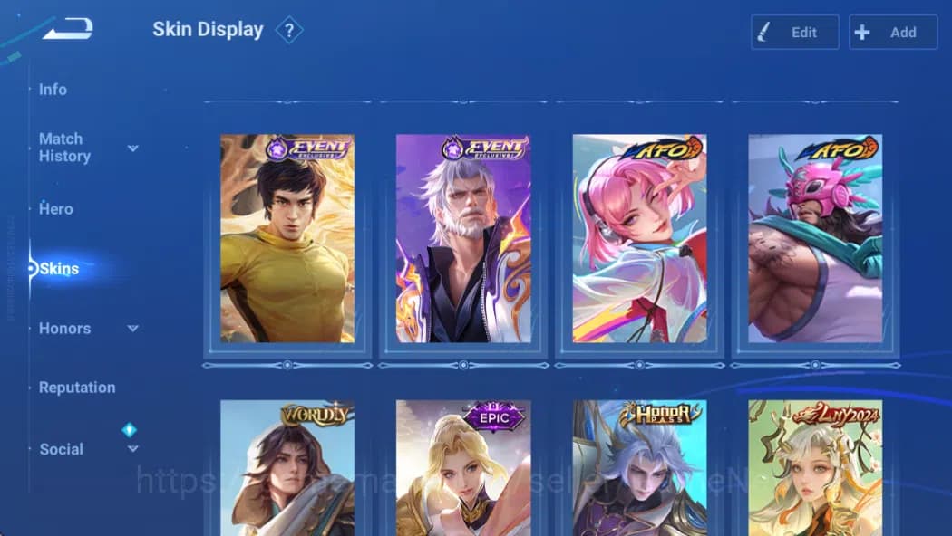 Honor of Kings Accounts Hero 111 Skin 86|2 Legend(Angela,Lam),Da Qiao(LNY2 image 4