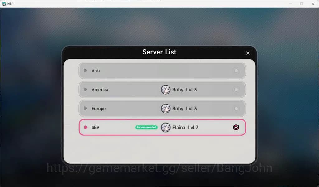 Neverness to Everness Accounts SEA| starter lvl 3| Mint + 5 char, bonus + America image 1