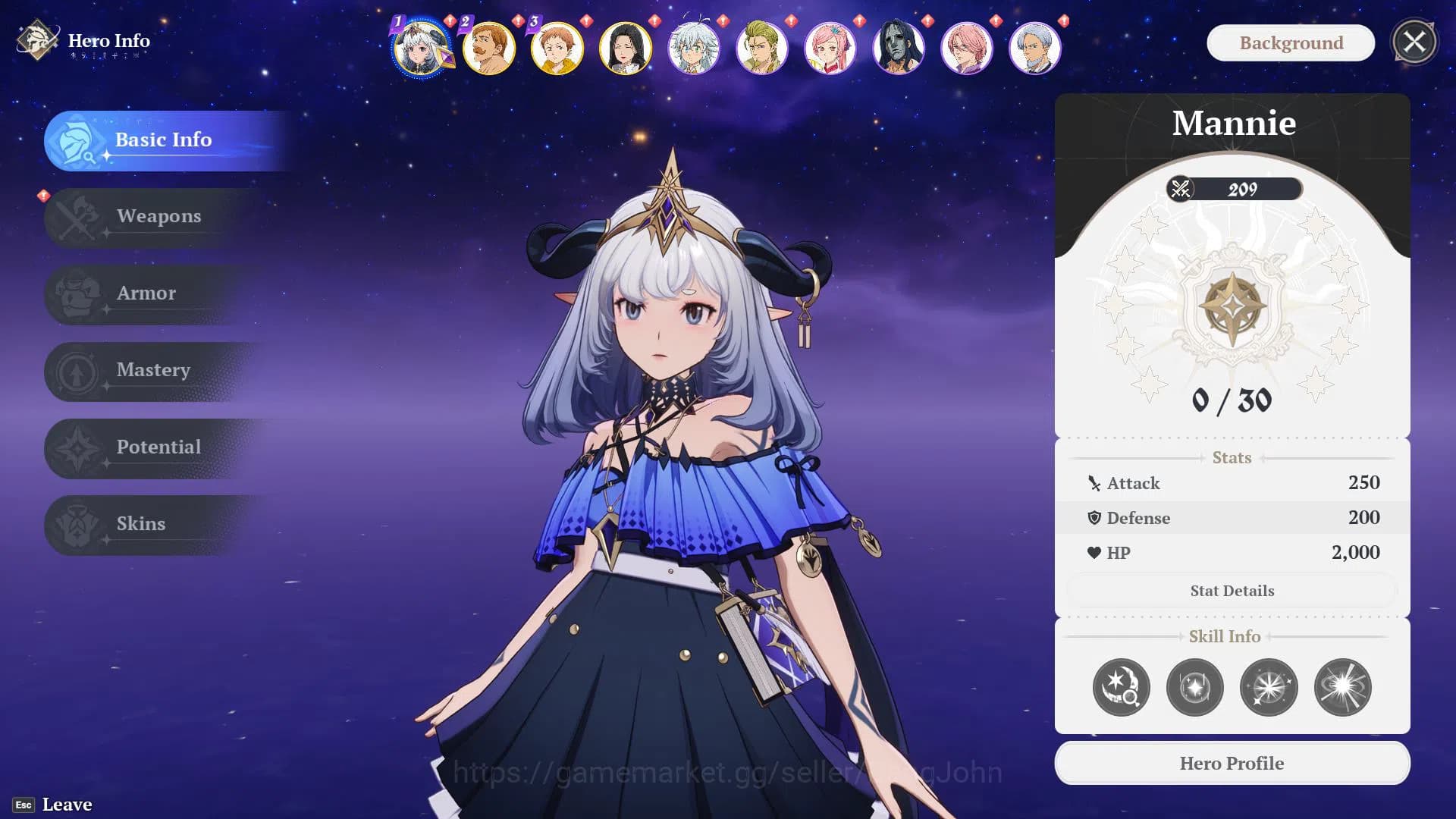 The Seven Deadly Sins: Origin Accounts EU Fresh Starter Lv2 WL1 | 4SSR Escanor + Mannie + image 9