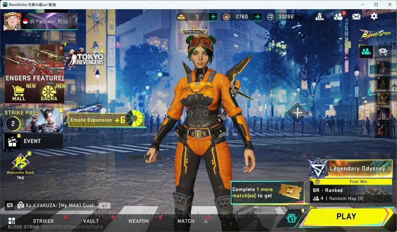 Blood Strike Accounts ASIA | 2 7DS: KAG-6,Kar98k|7 ULTRA GUN|2 LIMITED G image 1