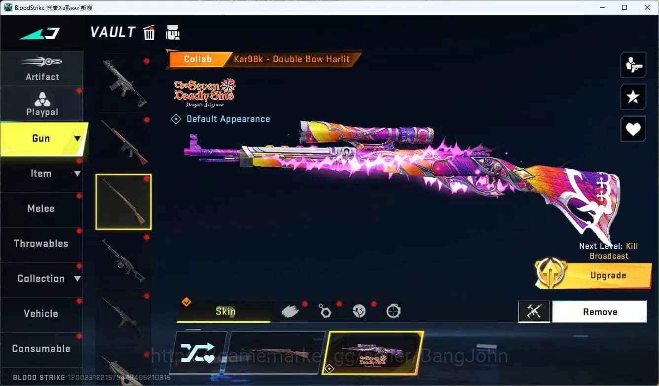 Blood Strike Accounts ASIA | 2 7DS: KAG-6,Kar98k|7 ULTRA GUN|2 LIMITED G image 13