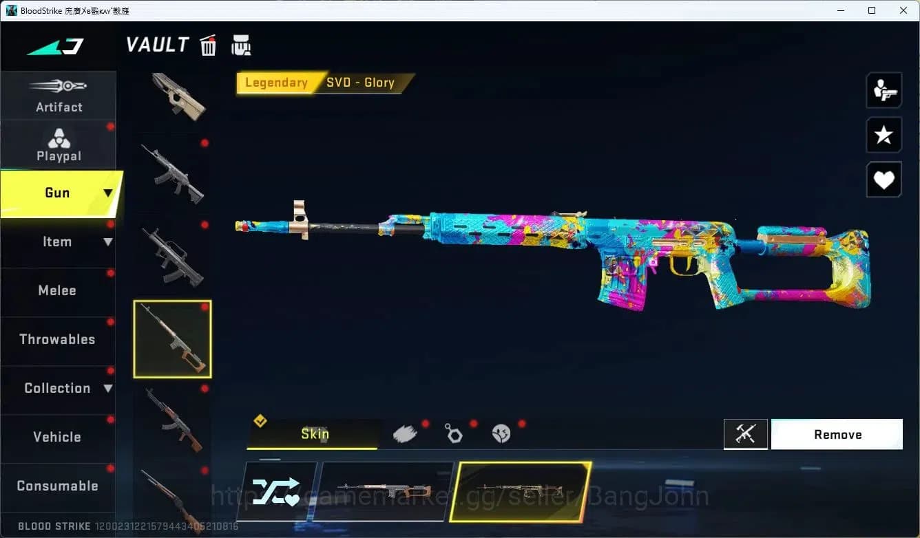 Blood Strike Accounts ASIA | 2 7DS: KAG-6,Kar98k|7 ULTRA GUN|2 LIMITED G image 16