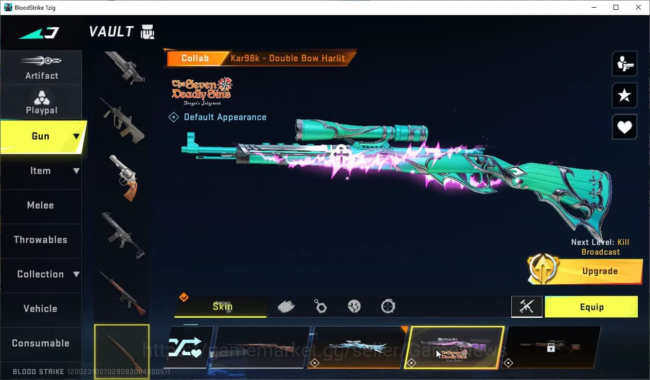 Blood Strike Accounts ASIA|ETERNAL Lv2 M4A1+Melee OneHandedAxe,Collab 7D image 10