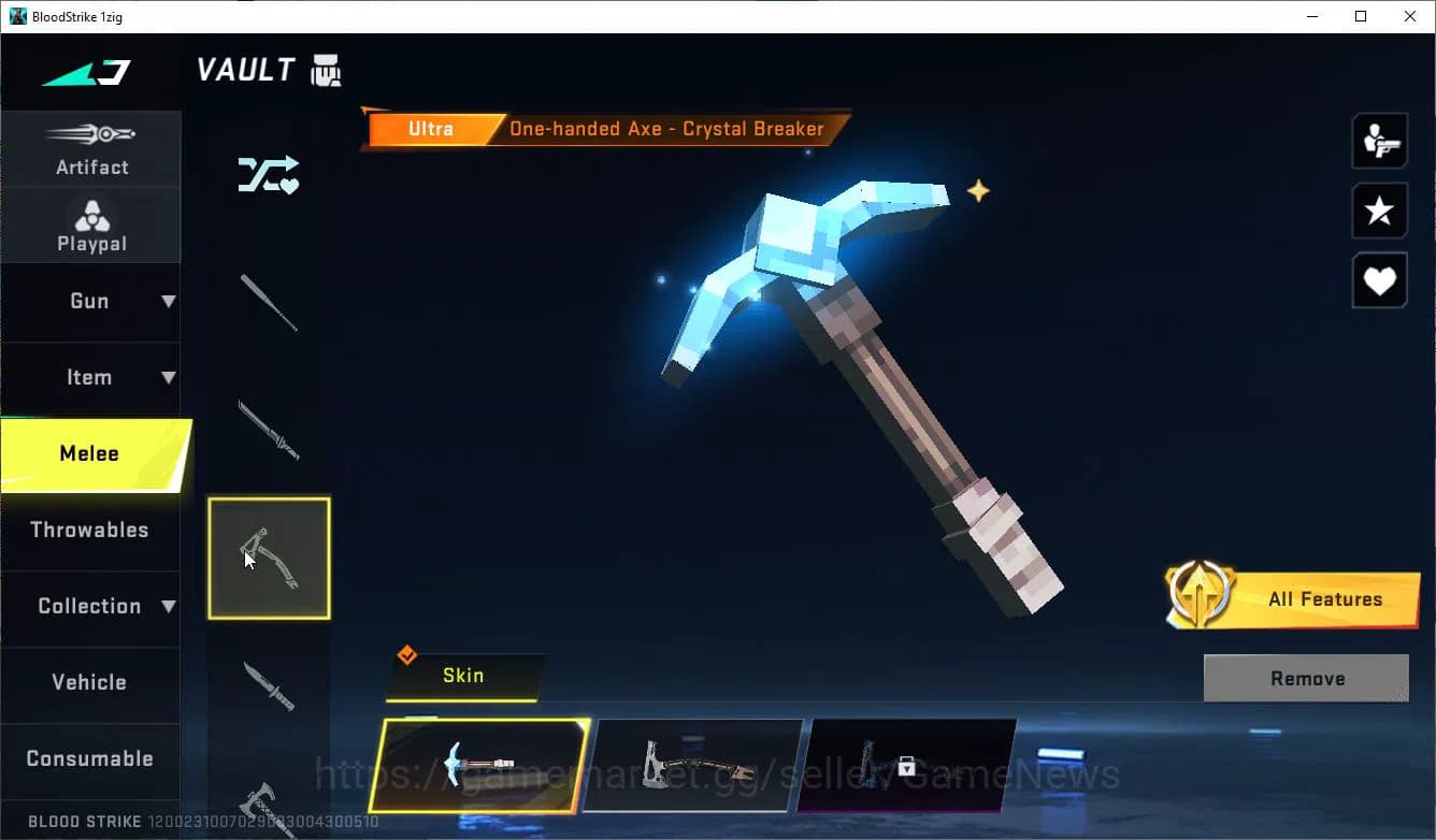Blood Strike Accounts ASIA|ETERNAL Lv2 M4A1+Melee OneHandedAxe,Collab 7D image 15