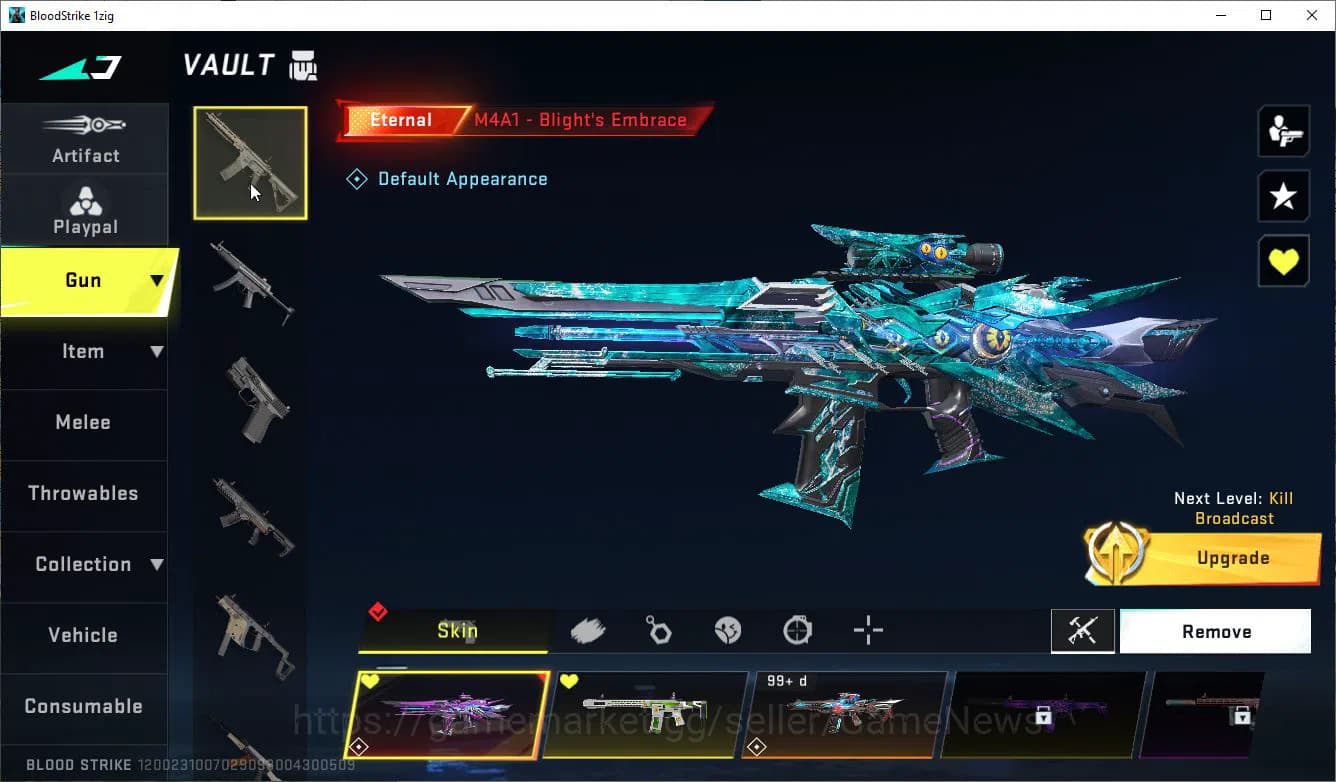 Blood Strike Accounts ASIA|ETERNAL Lv2 M4A1+Melee OneHandedAxe,Collab 7D image 19