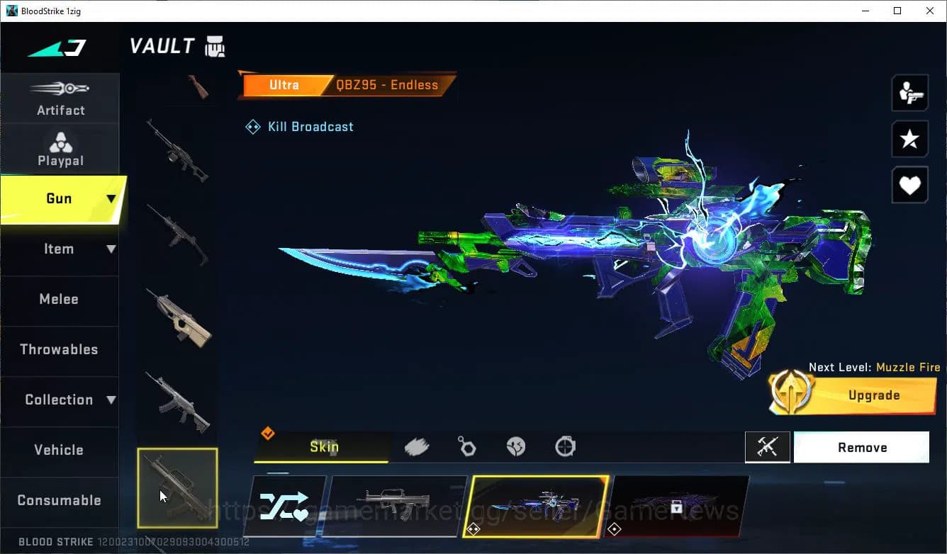 Blood Strike Accounts ASIA|ETERNAL Lv2 M4A1+Melee OneHandedAxe,Collab 7D image 8