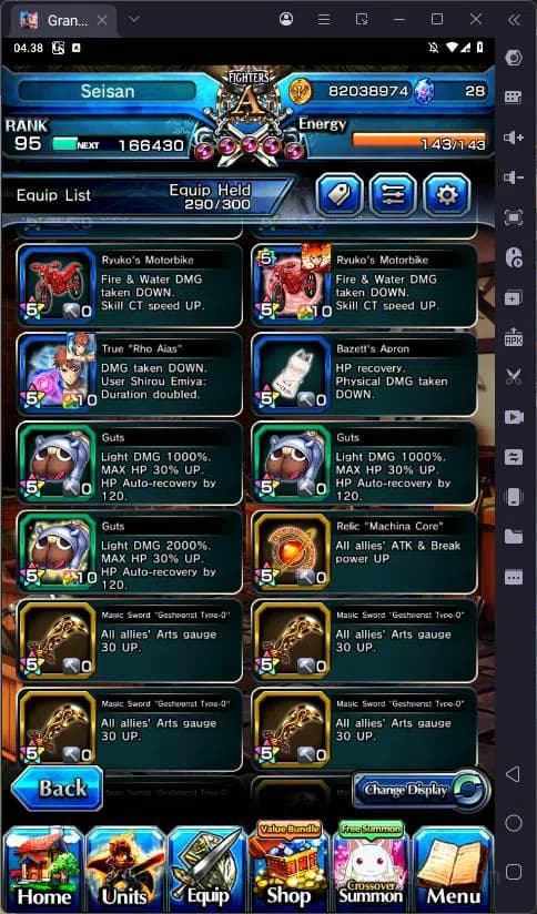 Grand Summoners Accounts Global |Ascend 17| Shirou Emiya TW, Fen TW, Summer image 6