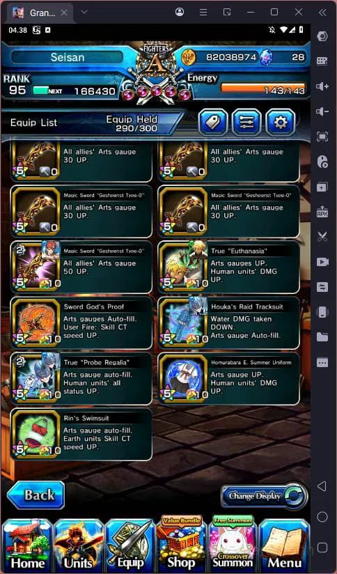 Grand Summoners Accounts Global |Ascend 17| Shirou Emiya TW, Fen TW, Summer image 7