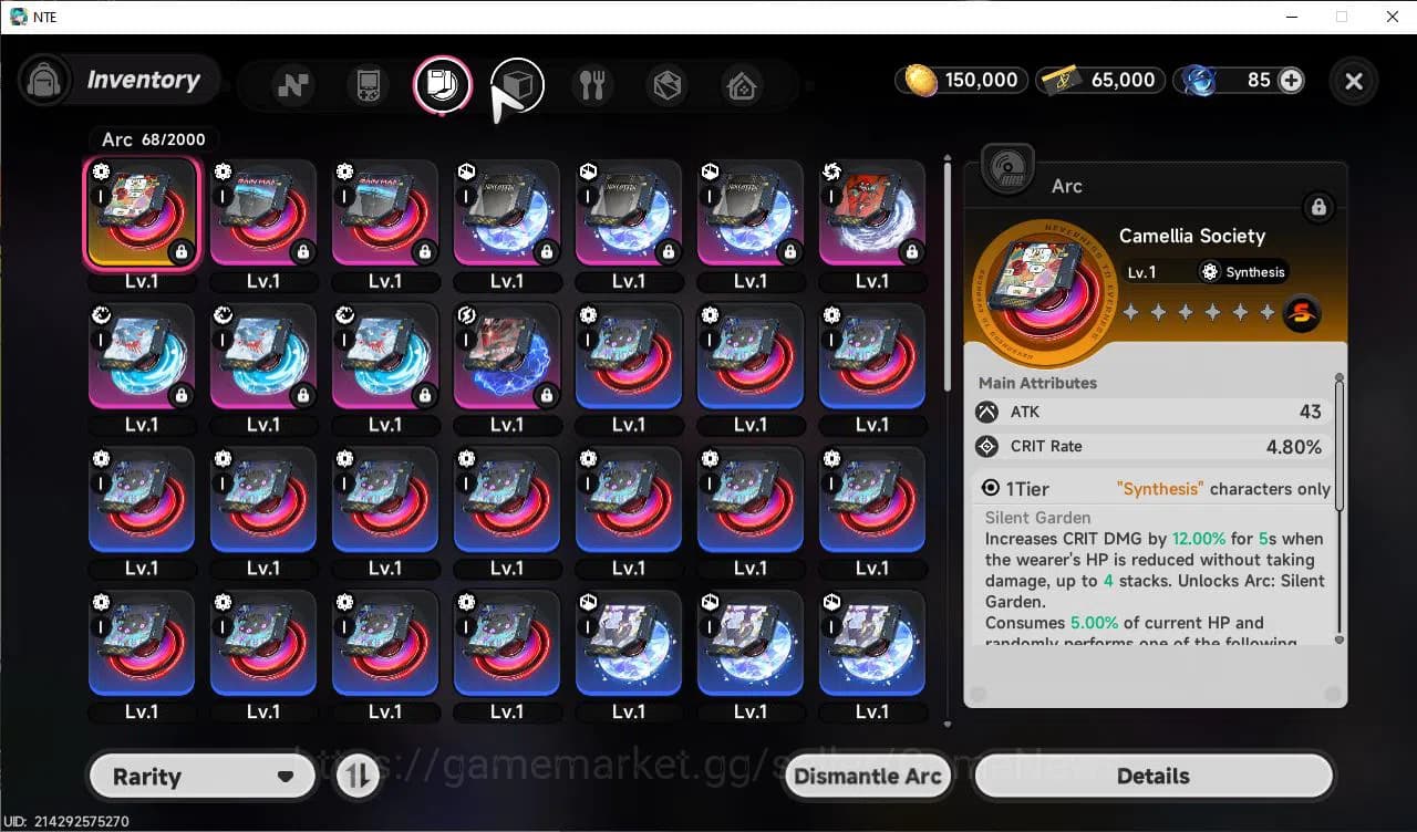 Neverness to Everness Accounts GLOBAL NA|HL 3|1 SSR Limited Nanally + Selector ON image 6