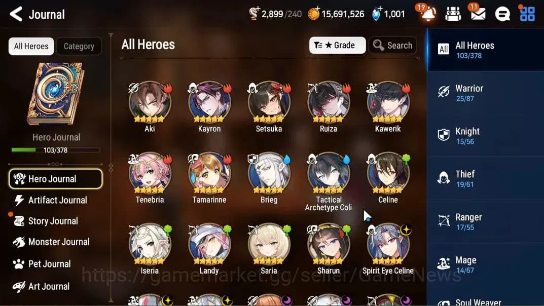 Epic Seven Accounts GLOBAL Unverif|New Era|6 ML(Salome,NM Luna,SS Vivi image 5