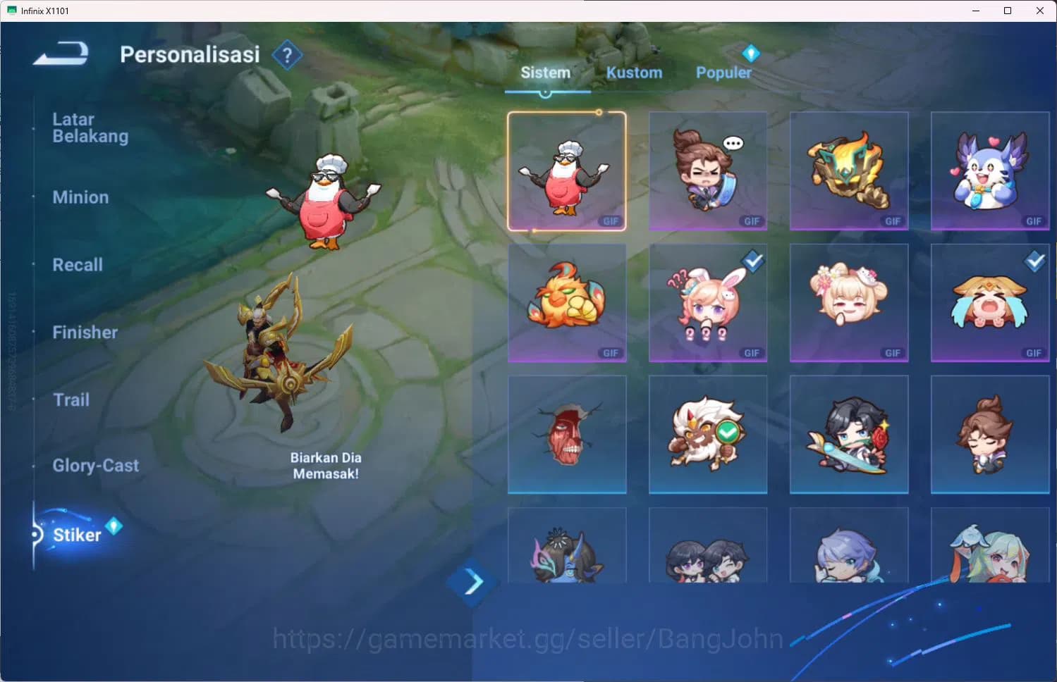 Honor of Kings Accounts GLOBAL|110HR|72SK|LEGEND=CONSORT YU|EVENT=HUANG ZO image 3