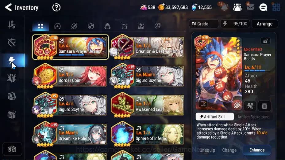 Epic Seven Accounts GLOBAL Unverif|New Era|11 ML(Salome,LOT Scales,EW image 9