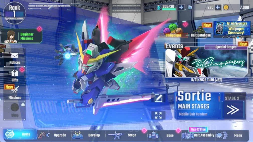 SD Gundam G Generation ETERNAL Accounts GLOBAL Rank 1, 230 DM, UR 12 unit, 8 char, 3 supp, image 1