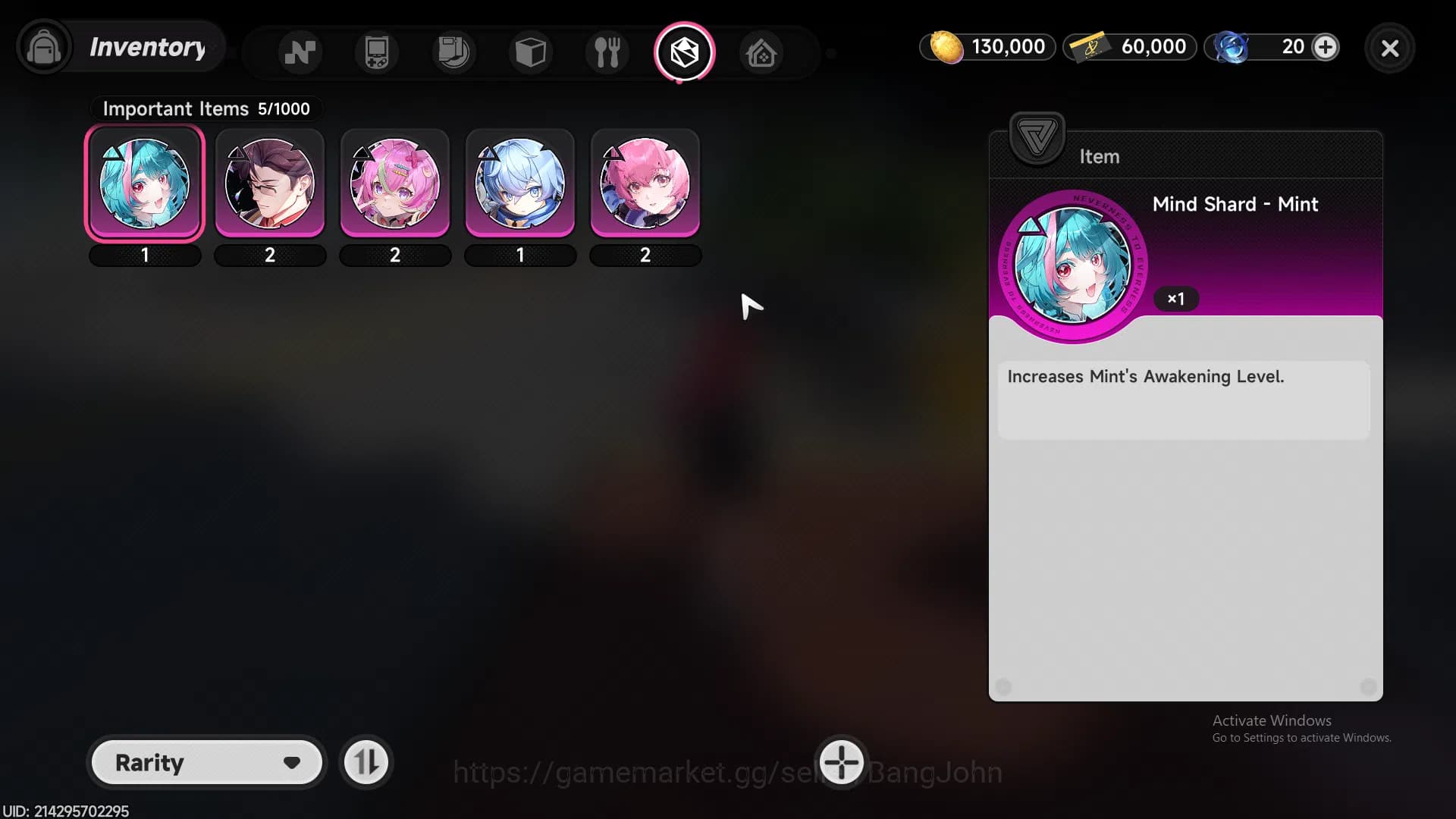 Neverness to Everness Accounts NA | Staeter Lv3 | 1 S Char Nanally + 6 A Char+Ski image 2
