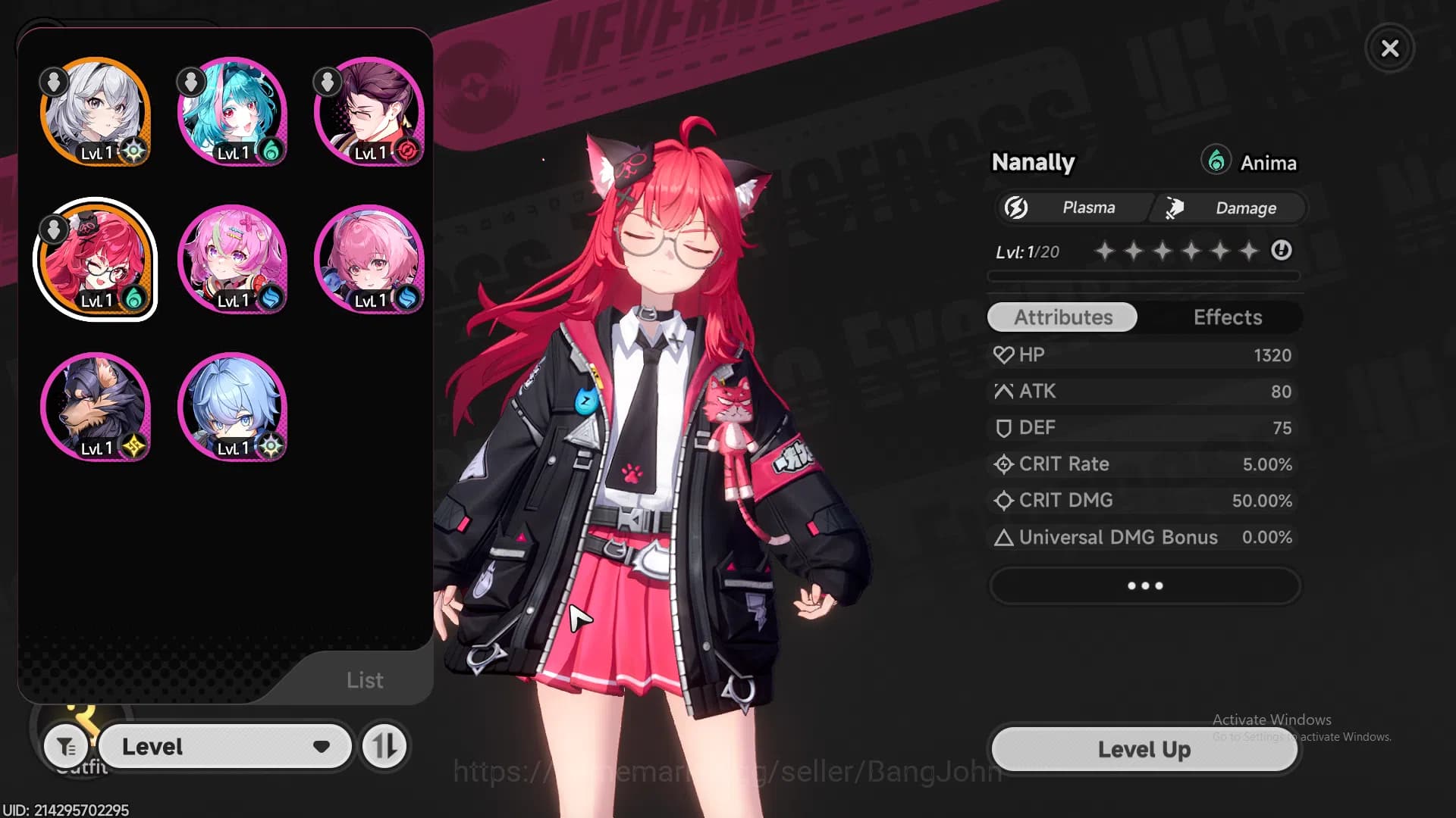 Neverness to Everness Accounts NA | Staeter Lv3 | 1 S Char Nanally + 6 A Char+Ski image 8