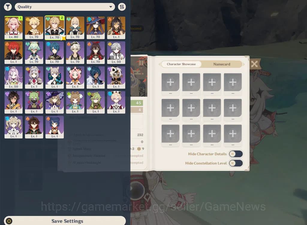 Genshin Impact Accounts ASIA|AR 45|2 Limited+2(*5WEP)|Linnea+Sign,Varka,Je image 1