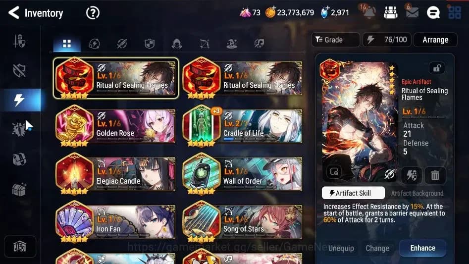 Epic Seven Accounts GLOBAL|UnVerif|6 ML(Salome,Fallen Cecilia,BW Iseri image 16