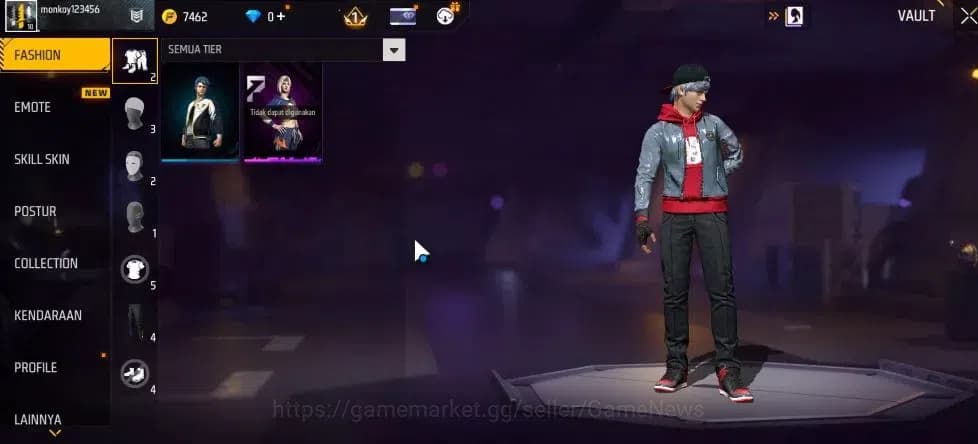 Free Fire Accounts Indonesia | Starter | MP40 Predatory Cobra Lv 2 | image 5