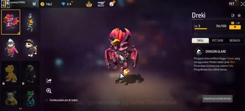 Free Fire Accounts Indonesia | Starter | MP40 Predatory Cobra Lv 2 | image 9