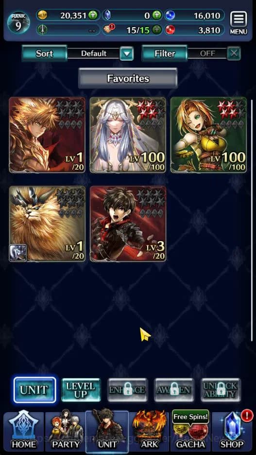 Last Cloudia Accounts GLOBAL|Rank 9|Top Tier Unit [Arkh King of Dragon,G image 1