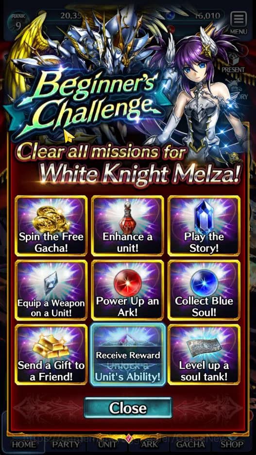 Last Cloudia Accounts GLOBAL|Rank 9|Top Tier Unit [Arkh King of Dragon,G image 5