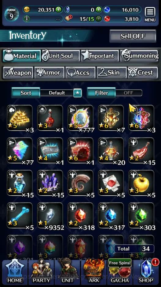 Last Cloudia Accounts GLOBAL|Rank 9|Top Tier Unit [Arkh King of Dragon,G image 8