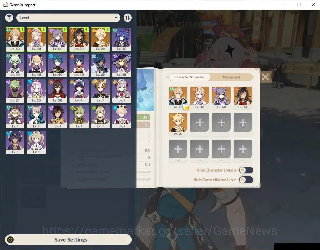 Genshin Impact Accounts ASIA|AR32|2Limited+1(*5Weapon)|Nicole,Varka|McMale image 1