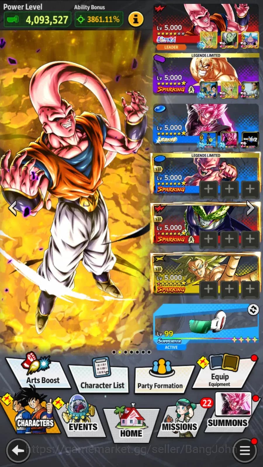 Dragon Ball Legends Accounts Android | Lvl 189|210M Total Power|977 CC|4 LR|10 image 15